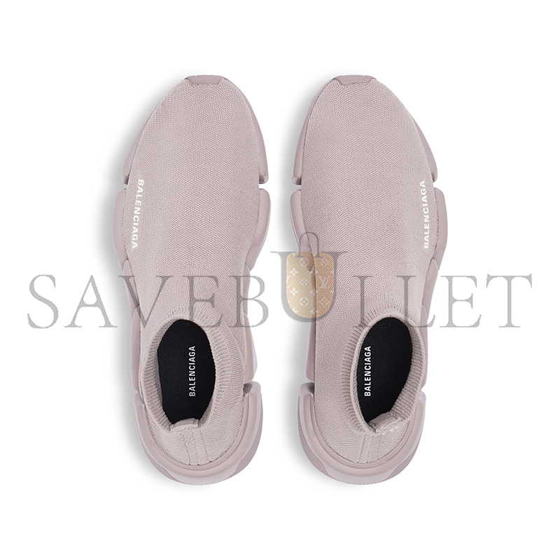 BALENCIAGA WOMEN'S SPEED 2.0 RECYCLED KNIT SNEAKER IN FADED PURPLE 617196W2DC35113 BALENCIAGA WOMEN'S SPEED 2.0 RECYCLED KNIT SNEAKER IN FADED PURPLE 617196W2DC35113